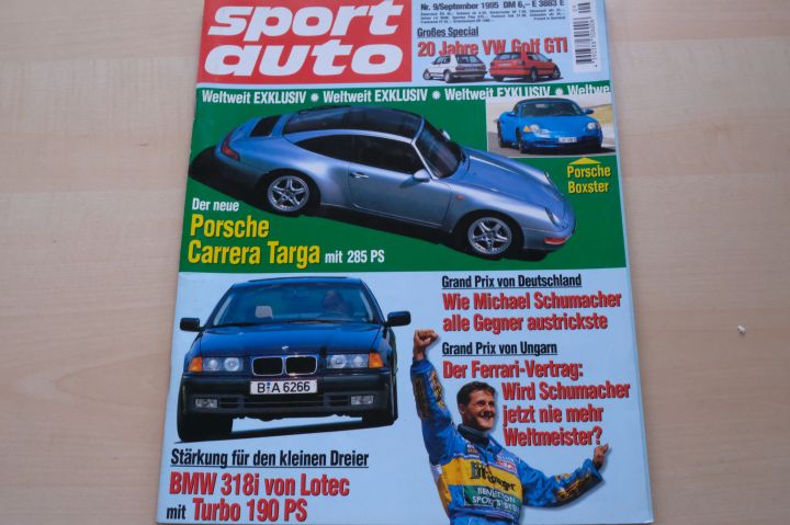 Deckblatt Sport Auto (09/1995)